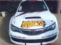 Emka Rally Car Branding